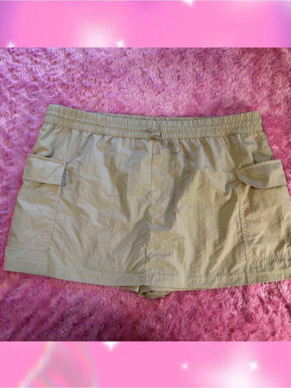 Grayson Threads Tan Cargo Skort Shorts